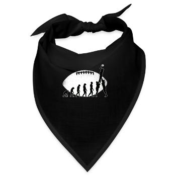 Evolution Rugby Line Out - Bandana - Schwarz - Vorne