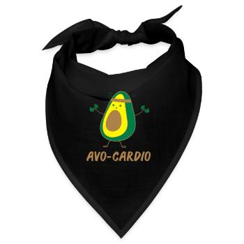 avo cardio - Bandana - Schwarz - Vorne