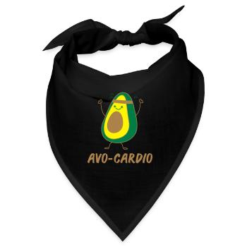 avo cardio - Bandana - Schwarz - Vorne