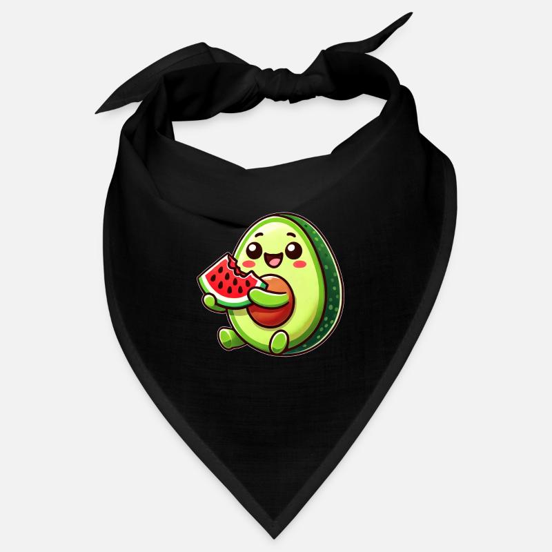 Sweet Avocado Melon Cartoon Fruit Summer Bandana