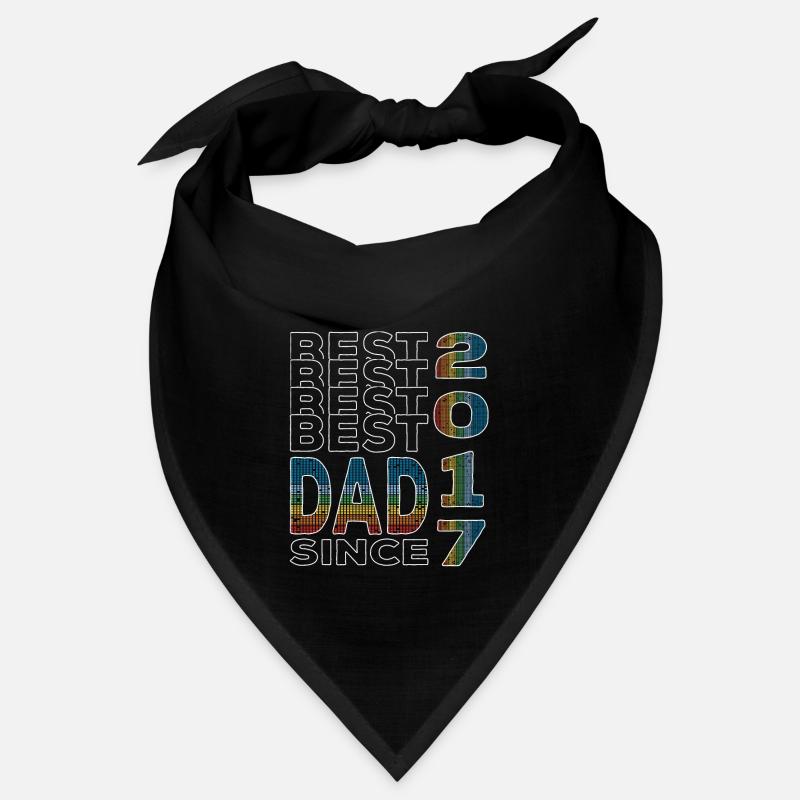 Bester Papa der Welt seit 2017 Vatertag Geburtstag Bandana