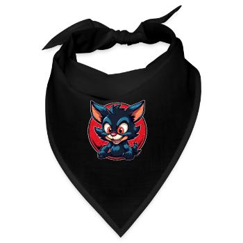 Super cute tasmanian Devil retro style - Bandana - Schwarz - Vorne