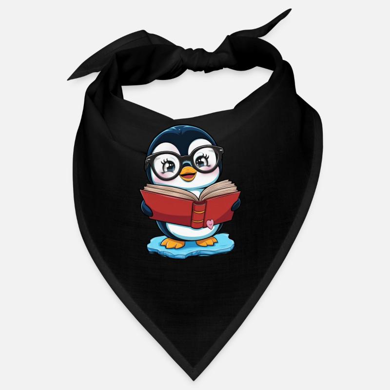 Kawaii Pinguin mit Einhorn Ouftit Bandana