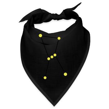 Sternbild Orion - Bandana - Schwarz - Vorne