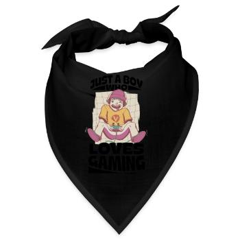 Game Nerd Spielkonsole Gaming zocken Gamepad - Bandana - Schwarz - Vorne