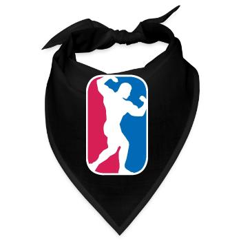 Bodybuilder Gym Muskeln Pose lustige Geschenk - Bandana - Schwarz - Vorne