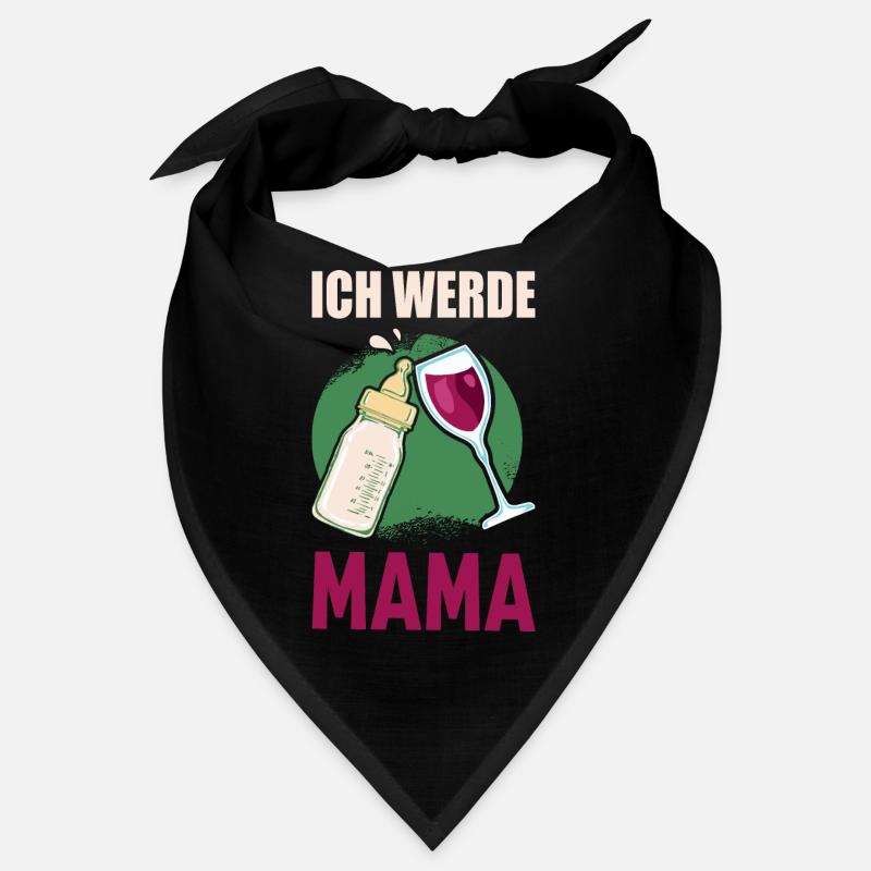 ICH WERDE MAMA Schwangerschaftsgeschenkidee Bandana