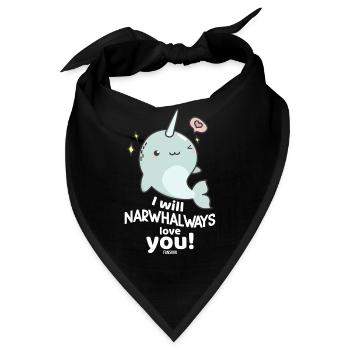 Narwal - Bandana - Schwarz - Vorne
