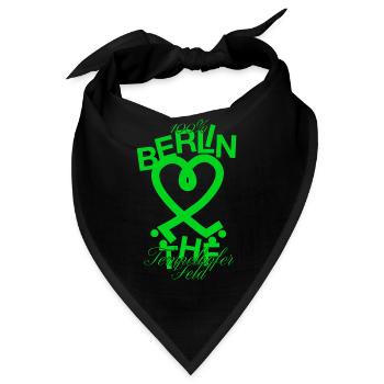 Tempelhofer Feld skater - Bandana - Schwarz - Vorne