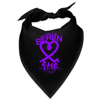 Tempelhofer Feld skate - Bandana - Schwarz - Vorne