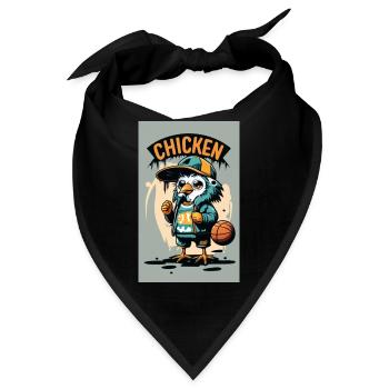 Cool Chicken - Bandana - Schwarz - Vorne