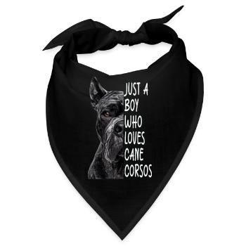 Cane Corso - Bandana - Schwarz - Vorne