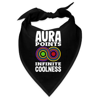 Aura Points Infinete Coolness Trendy Viral - Bandana - Schwarz - Vorne