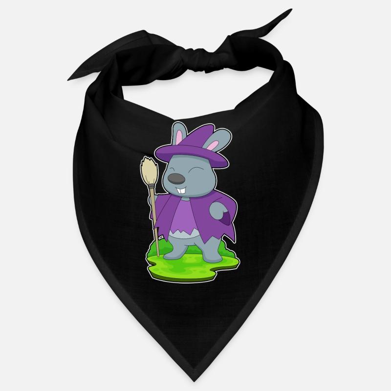 Bunny Witch Broom Bandana