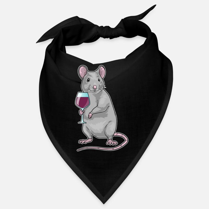 Maus Rotwein Bandana