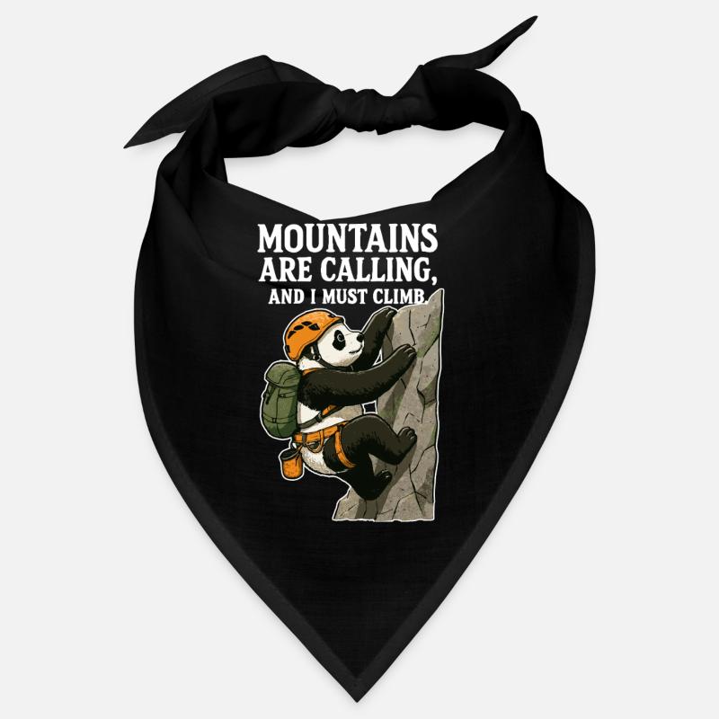Bloc panda grimpeur drôle Bandana