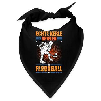 Floorball Unihockey Salibandy Innebandy - Bandana - Schwarz - Vorne