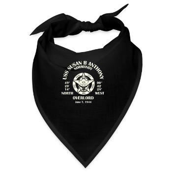 Tauchen am Wrack der Landung in der Normandie. - Bandana - Schwarz - Vorne