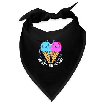 Gender Reveal Babyshower - Bandana - Schwarz - Vorne