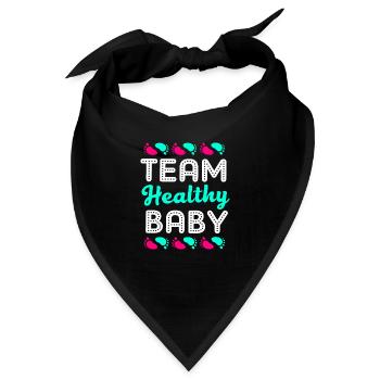 Gender Reveal - Bandana - Schwarz - Vorne