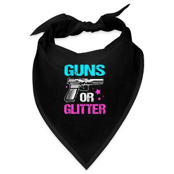 Gender Reveal - Bandana - Schwarz - Vorne