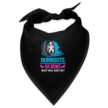 Gender Reveal - Bandana - Schwarz - Vorne