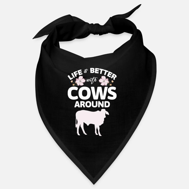Cow Farmer Cattle Nature Bandana