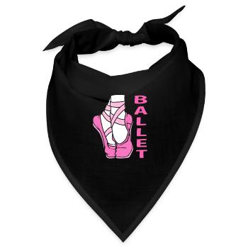 Ballett Ballett-Tänzerin - Bandana - Schwarz - Vorne