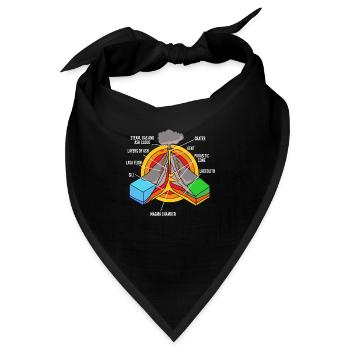 Geologe Geologie - Bandana - Schwarz - Vorne