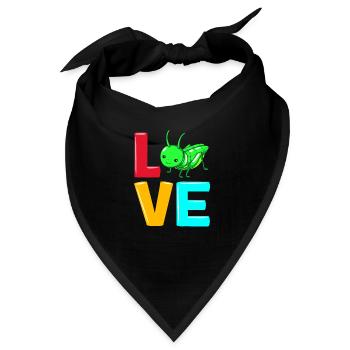 Heuschrecke - Bandana - Schwarz - Vorne