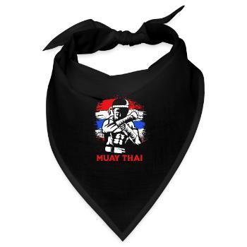 Muay Thai boxen - Bandana - Schwarz - Vorne