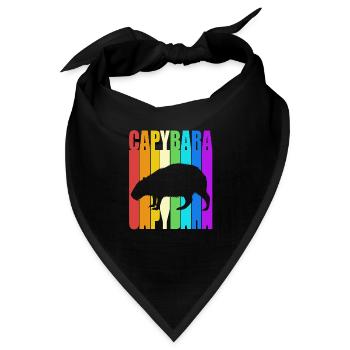 Capybara - Bandana - Schwarz - Vorne