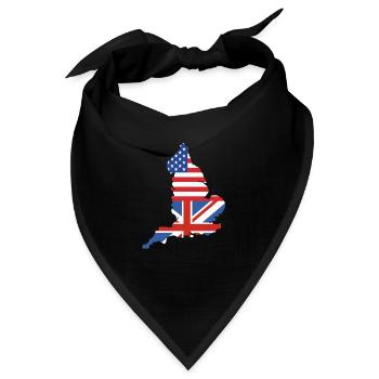 England Englisch - Bandana - Schwarz - Vorne