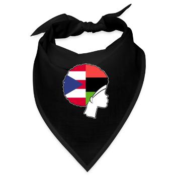 Afro Latina - Bandana - Schwarz - Vorne