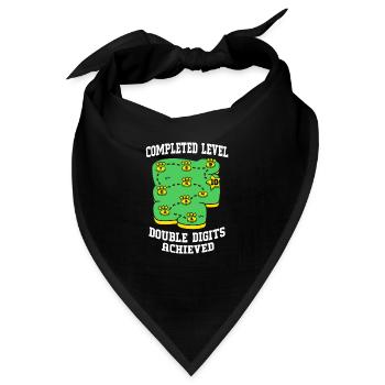 28. Geburtstag Zehn Geburtsjahr Geburtsdatum - Bandana - Schwarz - Vorne