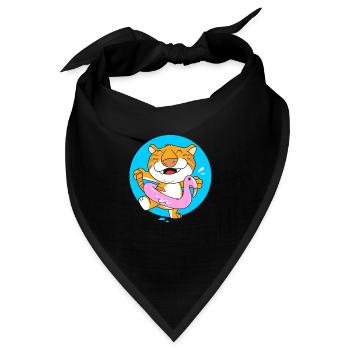 Pool Party - Bandana - Schwarz - Vorne
