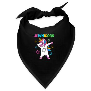 Chanukkah - Bandana - Schwarz - Vorne