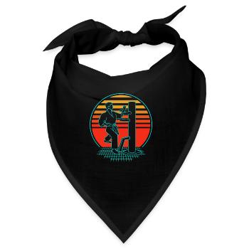 Wing Chun - Bandana - Schwarz - Vorne