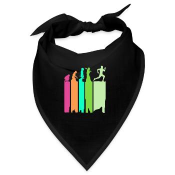 Trailrunning - Bandana - Schwarz - Vorne