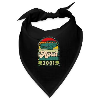 April 2001, April 2001, April 2001. - Bandana - Schwarz - Vorne