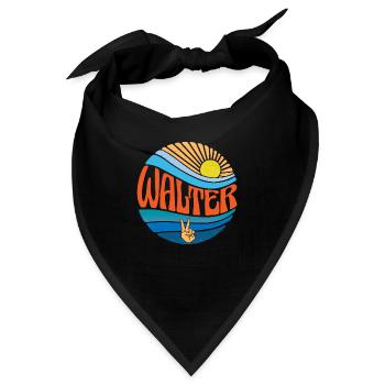 Walter Hemd Vintage Sunset Walter Groovy Tie Dye - Bandana - Schwarz - Vorne