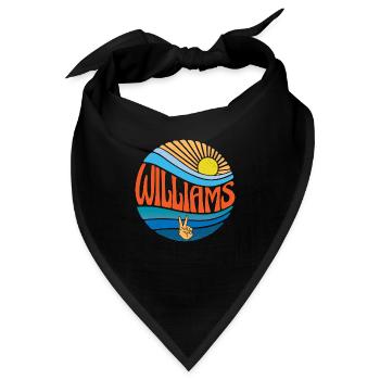 Williams Hemd Vintage Sunset Williams Groovy Krawatte - Bandana - Schwarz - Vorne