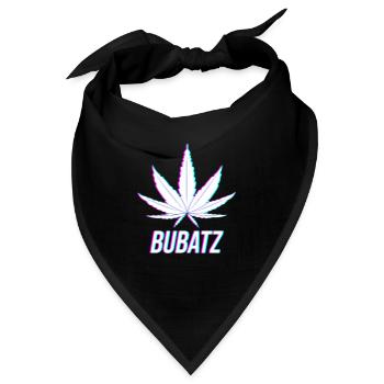 Wann Bubatz Legal Cannabisblatt Marihuana Kiffer - Bandana - Schwarz - Vorne