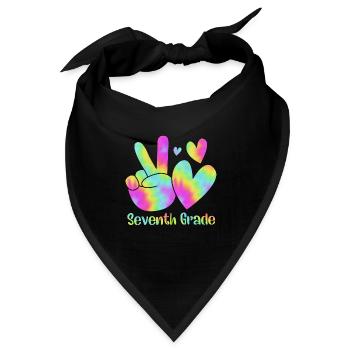 7. Klasse - Bandana - Schwarz - Vorne