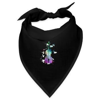 Violoncello Saiteninstrument Cellist mit Cello - Bandana - Schwarz - Vorne