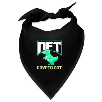 Nicht-fungible Token NFTs Krypto-Aktien NFT CRYPTO - Bandana - Schwarz - Vorne