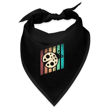 Ladybug Entomologist Ladybirds Entomology Ladybugs - Bandana - Schwarz - Vorne