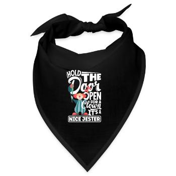 Circus Performer Clown - Bandana - Schwarz - Vorne