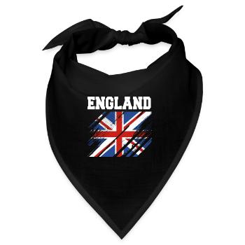 England Englisch - Bandana - Schwarz - Vorne