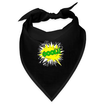 Oli Oliver Name Lustige Sprechblase Oooli! - Bandana - Schwarz - Vorne